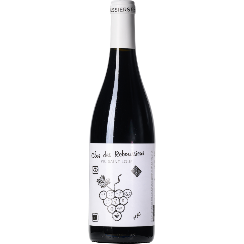 Clos des Reboussiers - Les Reboussiers rouge - AOP Pic Saint Loup - 2021 - 75cl